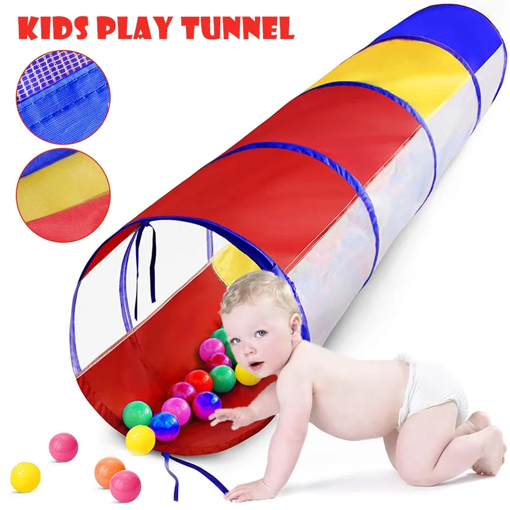 Kids Play Tent Crawl Tunnel and Ball Pit Set E9672