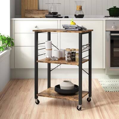 3 Tier Casters Kitchen Cart I141
