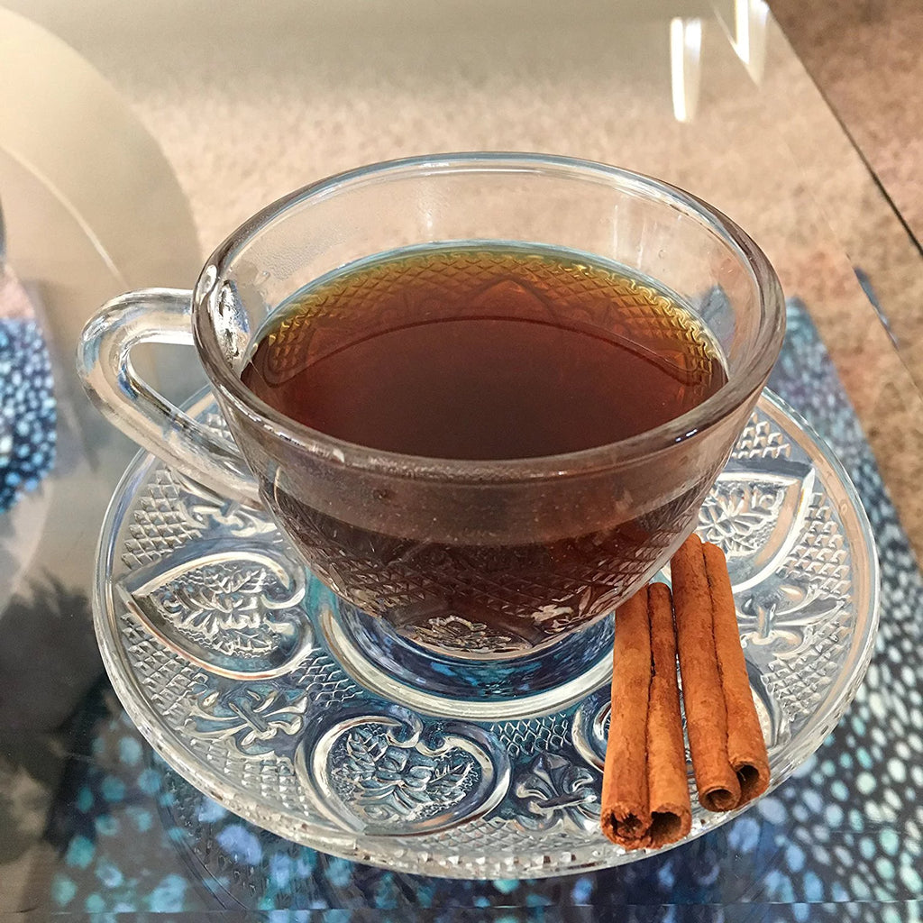 Glass 12 Piece Cup & Saucer Set Z31128