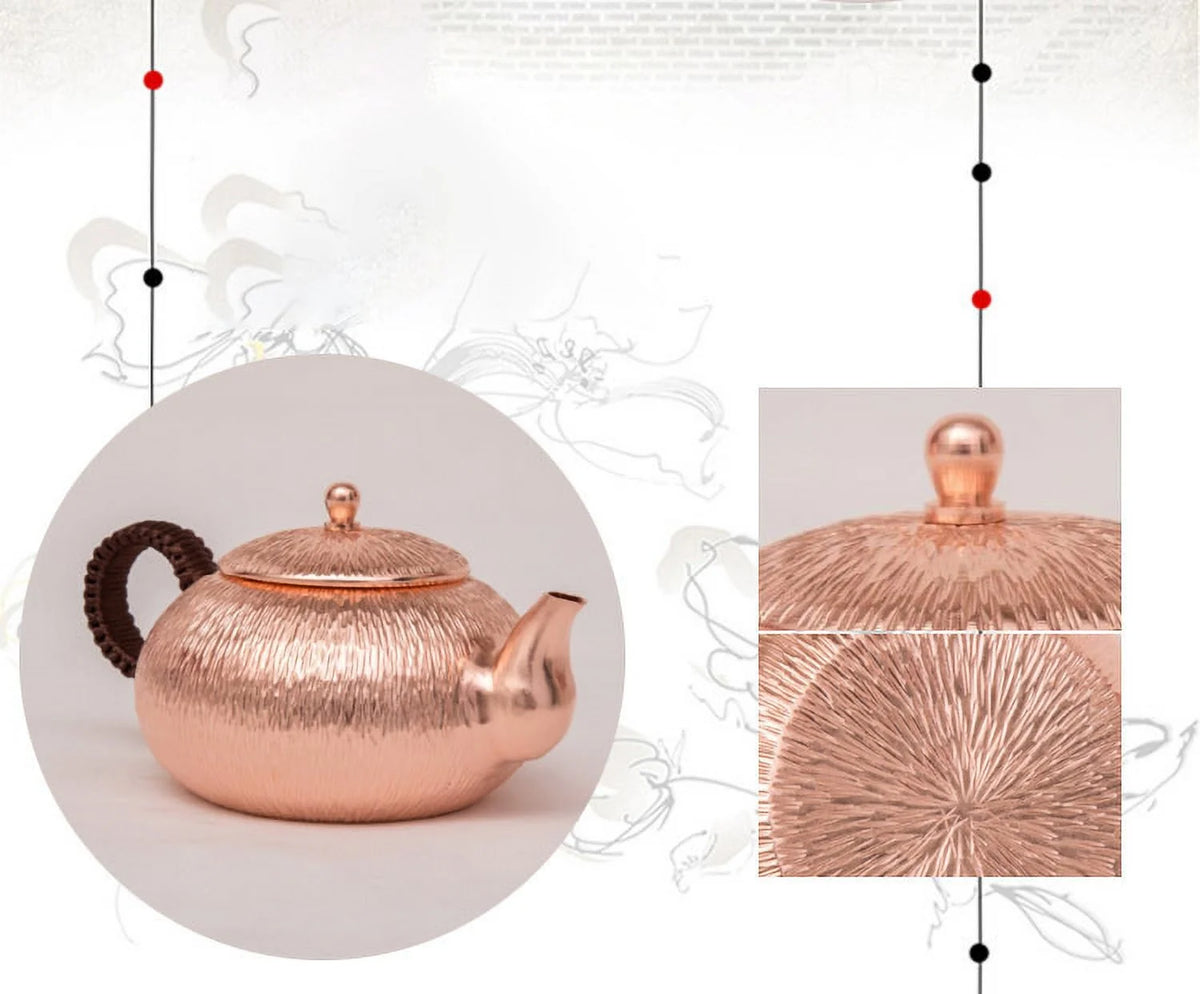 Solid Copper Kettle, 650ml Y33004