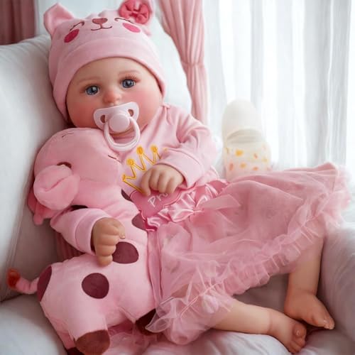 20-Inch Realistic Newborn Baby Doll with Soft Cloth Body T18045