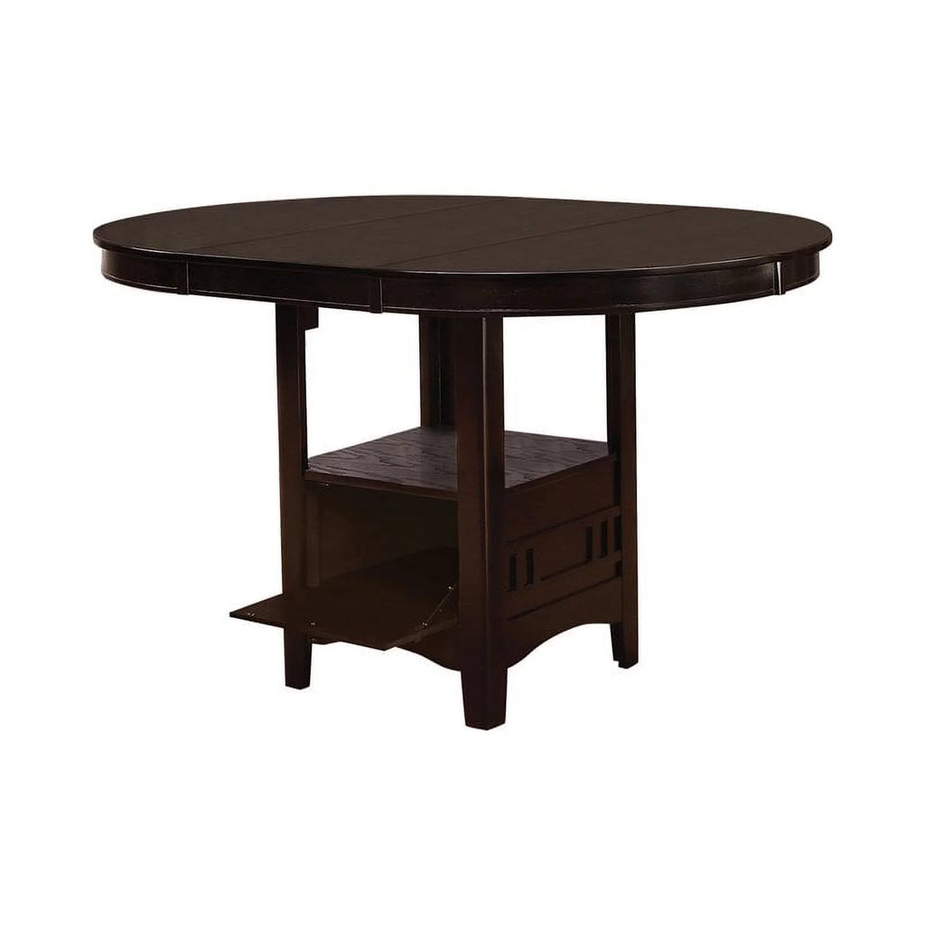 5-piece Counter Height Dining Set Espresso Black F8746