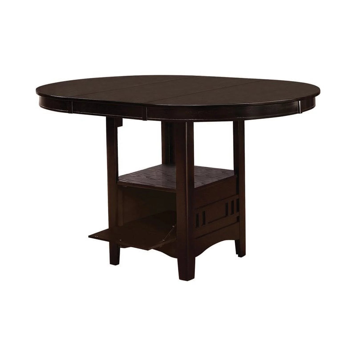 5-piece Counter Height Dining Set Espresso Black F8746