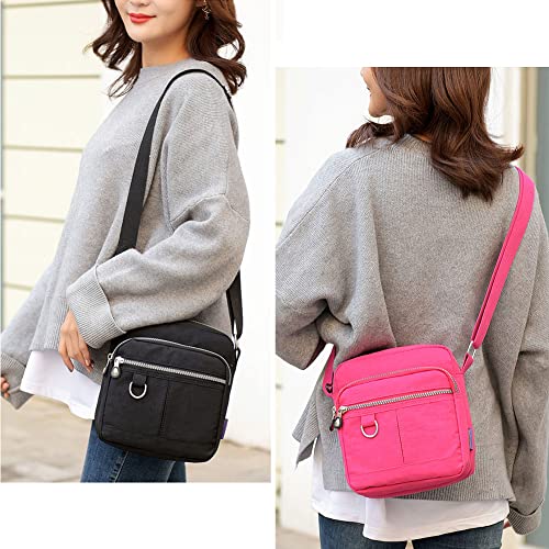 Nylon Waterproof Crossbody Shoulder Bag Z718205