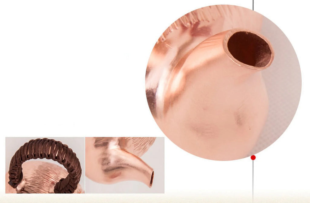 Solid Copper Kettle, 650ml Y33004
