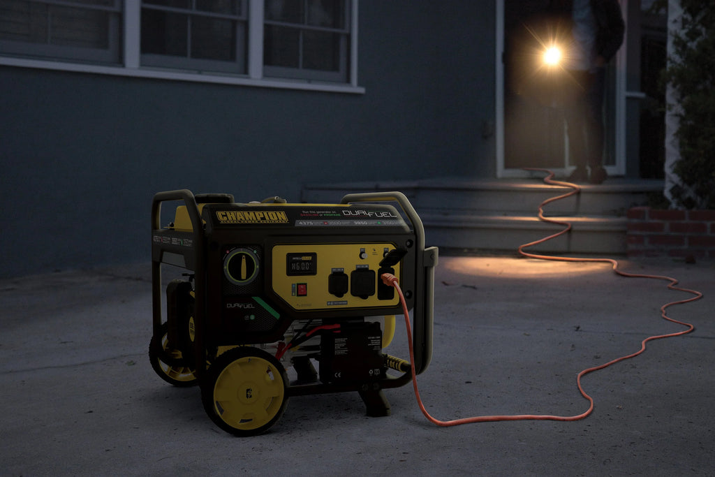 3500-Watt Dual Fuel Portable Generator with Electric Start U86737