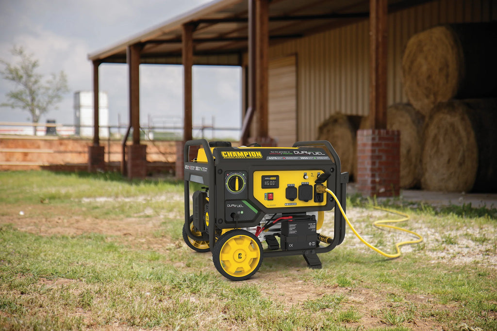 3500-Watt Dual Fuel Portable Generator with Electric Start U86737