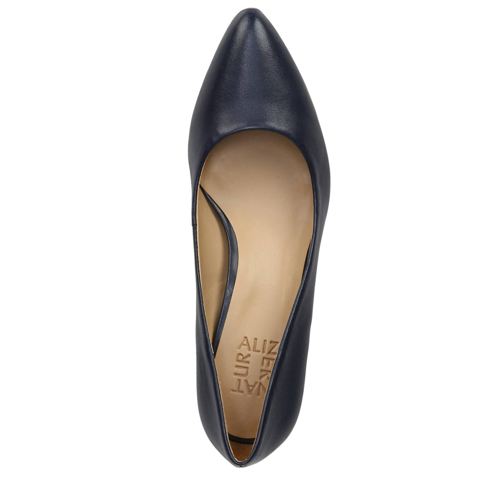Navy Leather Pumps H29220