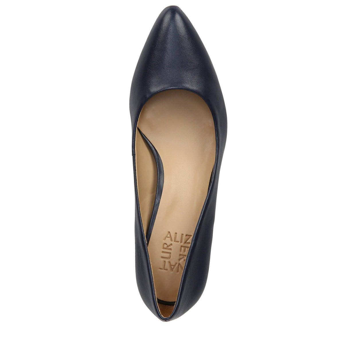 Navy Leather Pumps H29220
