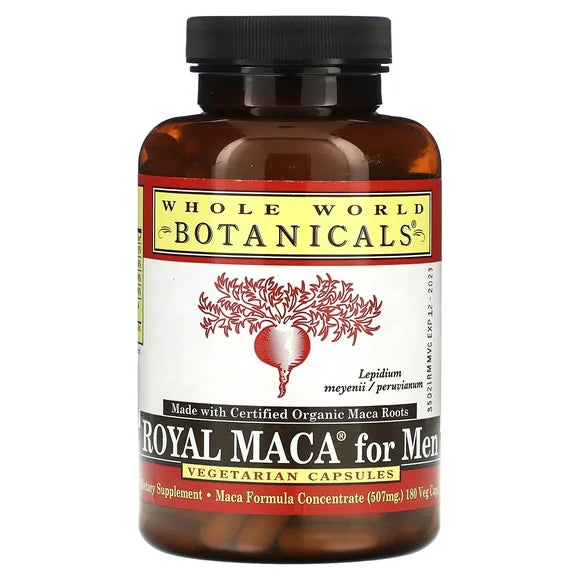 Maca Vegetarian Capsules 500mg 180 ct G18251