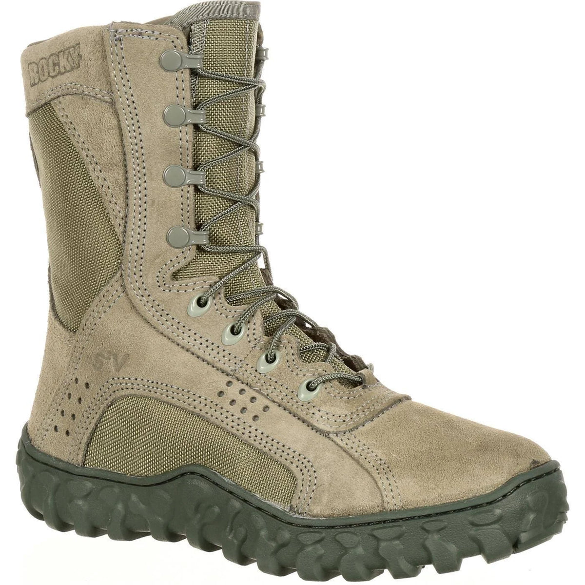 Sage Green Men&s Work Boots Q742