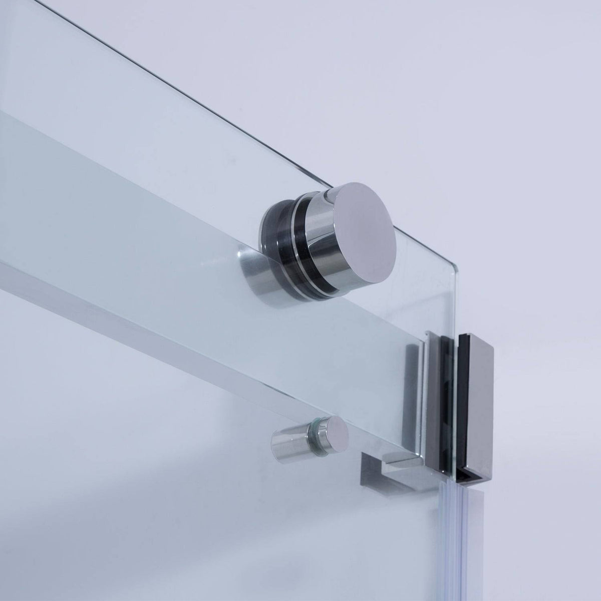 Chrome Double Sliding Frameless Shower Door E175891