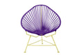 Acapulco Chair Yellow Frame Purple V993570