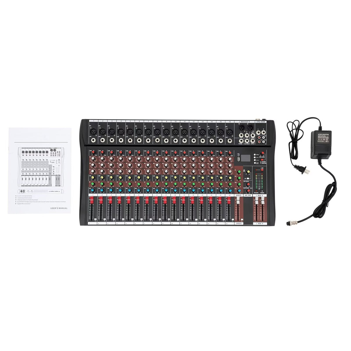 16 Channel Powered Mixing Console X700225