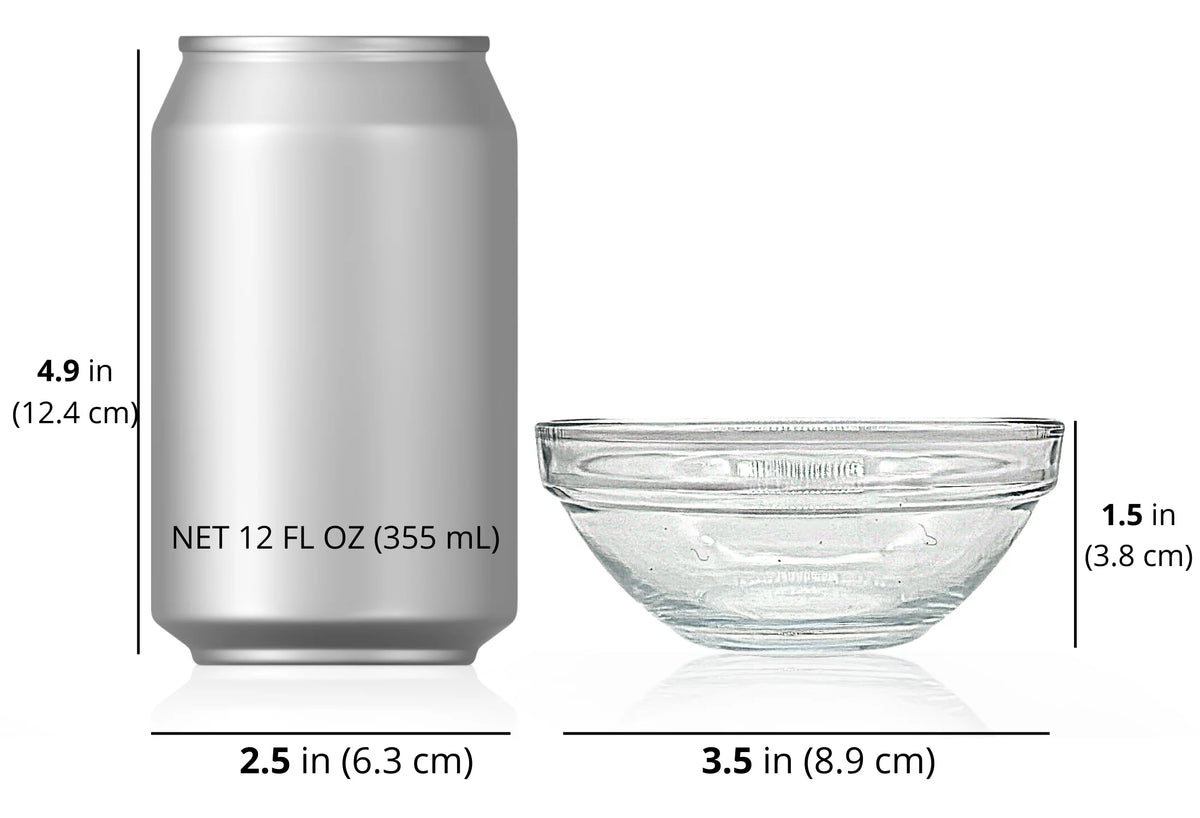 3.5" Glass Bowls, 10 Pack I5622