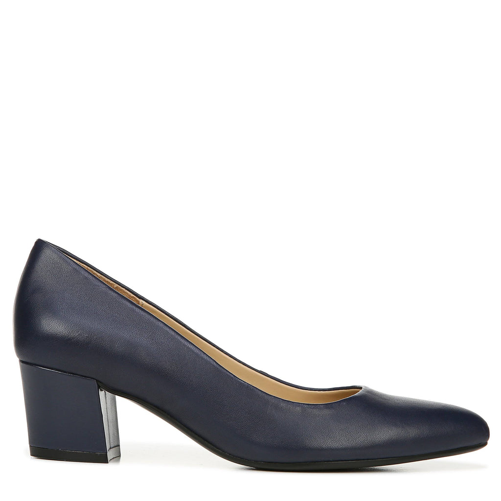 Navy Leather Pumps H29220
