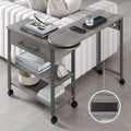 360° Rotating Desk with Charge Station and Storage Drawer T4772