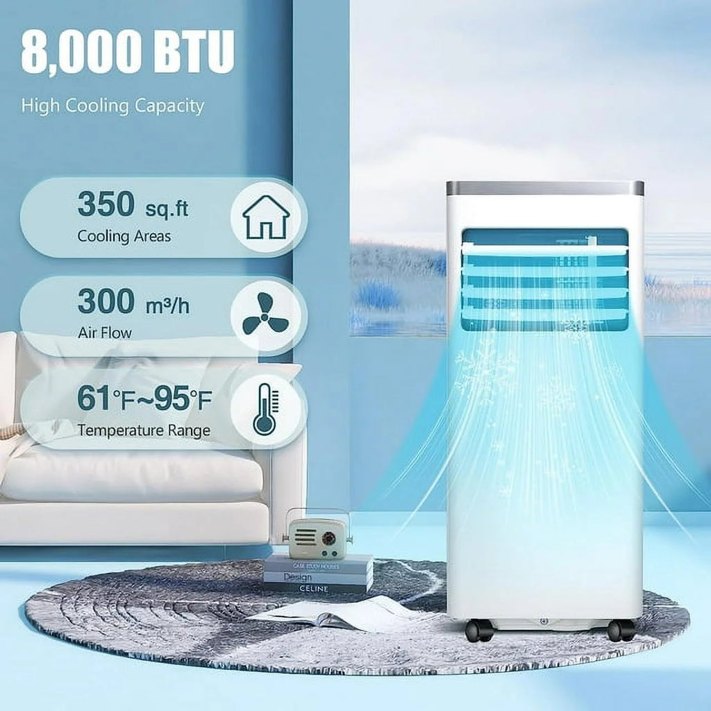 5,000 BTU Portable Air Conditioner White C3232