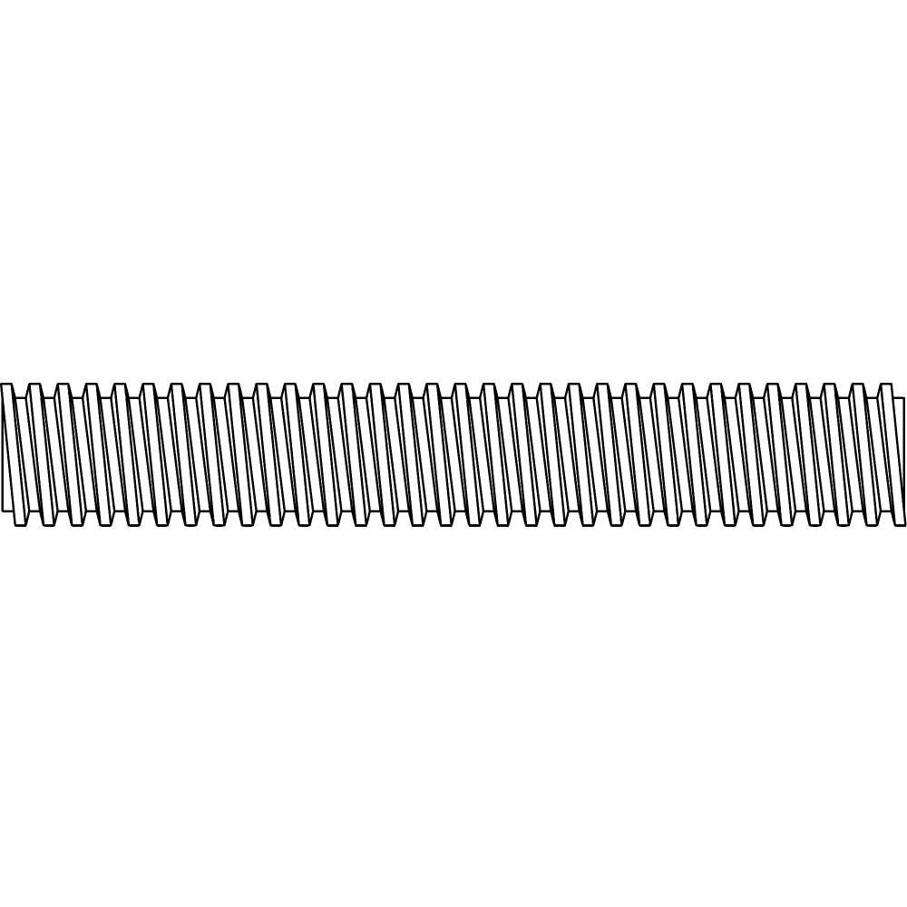 Threaded Rod, 18-8 SS, 5/8-8x6 ft C560299