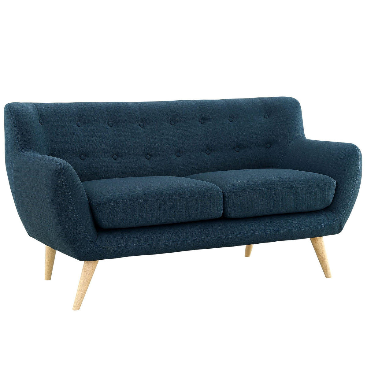 Navy Fabric 2 pcs Living Room Set M841