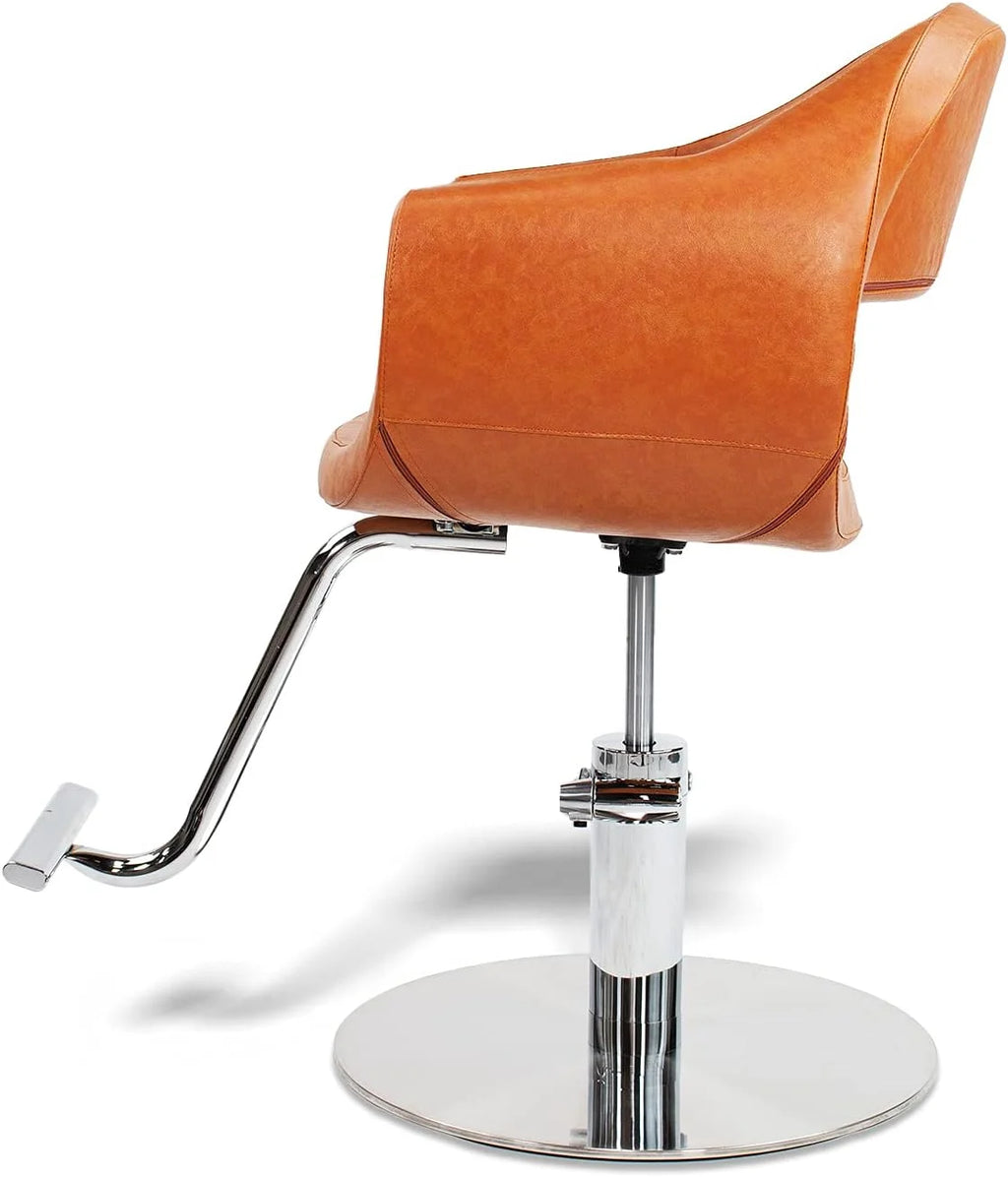 Camel Brown Salon Styling Chair A76172