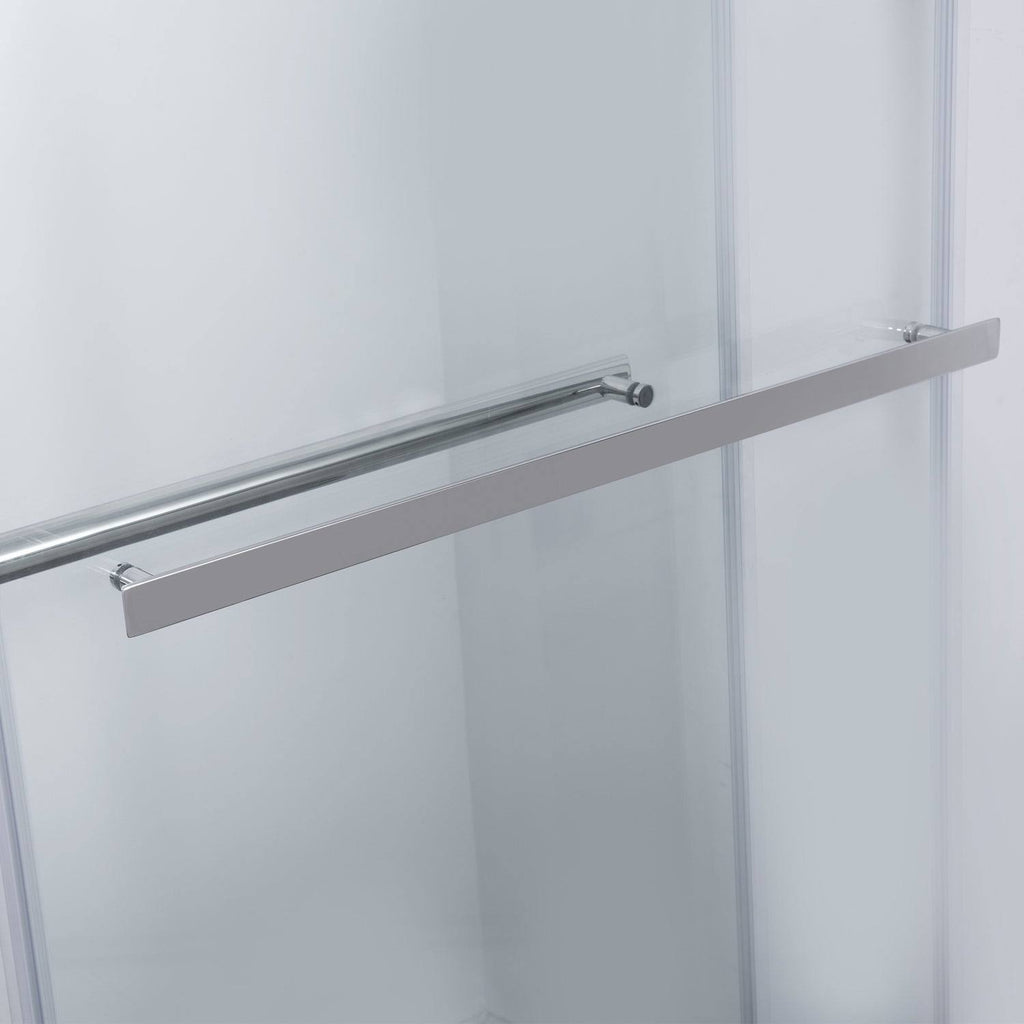 Chrome Double Sliding Frameless Shower Door E175891