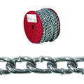 Zinc Plated Steel Twist Link Machine Chain, 125 Feet R735906