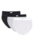 Cotton Hi-Cut Underwear, 3-Pack F9663