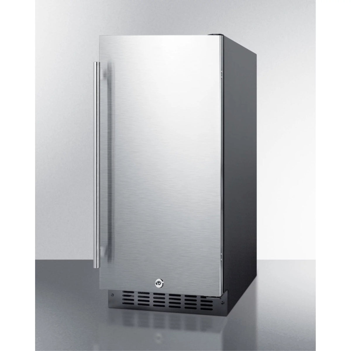 15" Wide ADA Compliant All-Refrigerator with Stainless Steel Door D4939