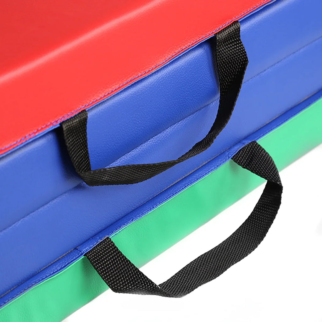 Gymnastics Mat 4'X10'X2 Fold Fitness Yoga Pad P733716
