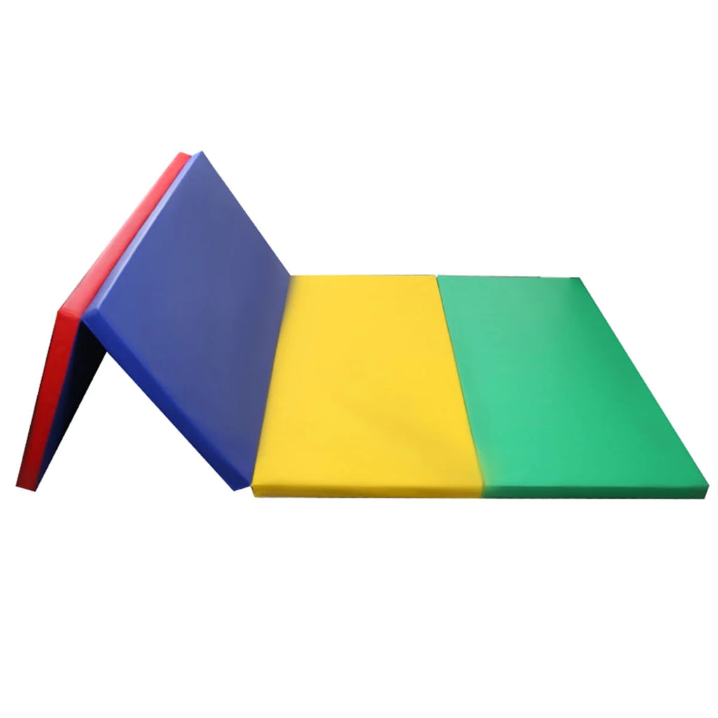 Gymnastics Mat 4'X10'X2 Fold Fitness Yoga Pad P733716