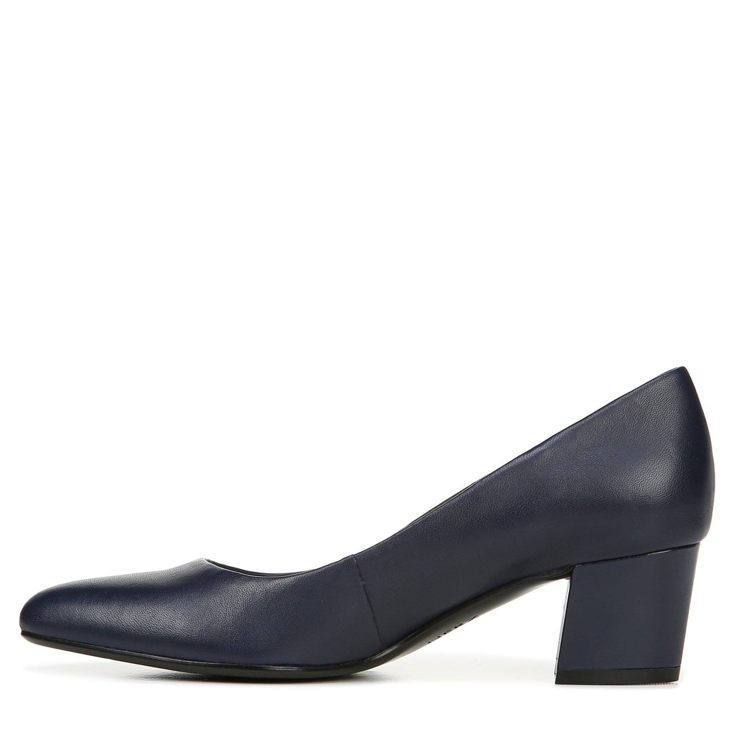 Navy Leather Pumps H29220