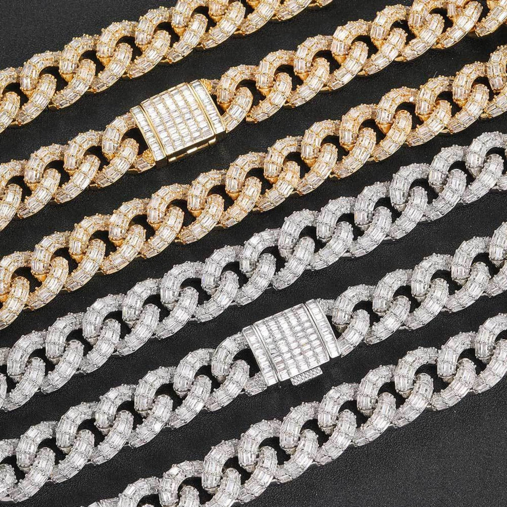 16-24 Inch 21mm Cuban Link Necklace F617