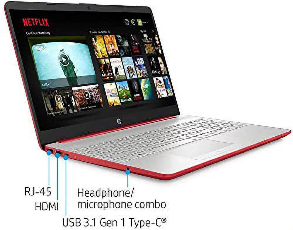 15.6" HD Laptop Intel Pentium Gold 16GB DDR4 256GB SSD Windows 11 Pro Scarlet Red E50859