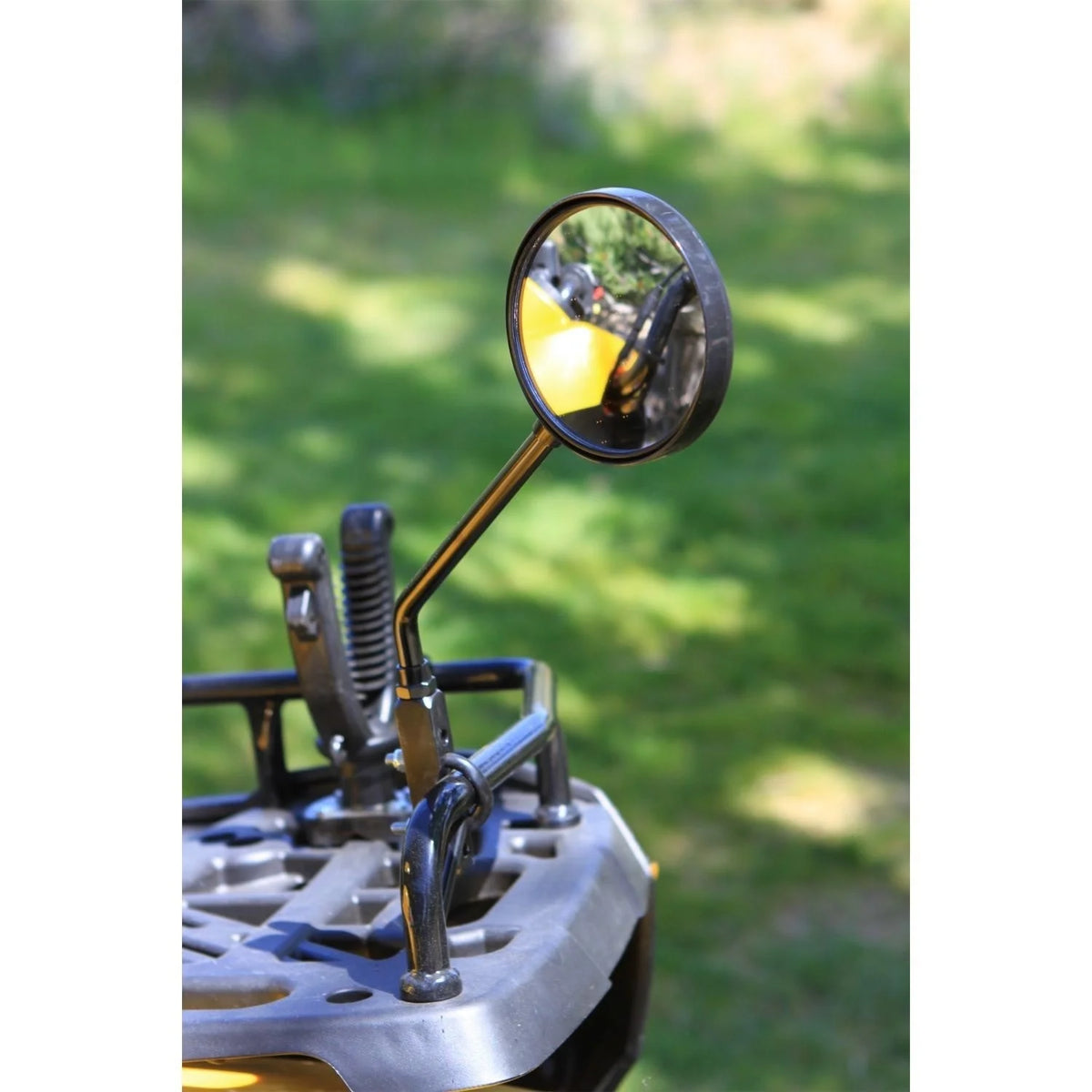 Black Rear View Mirror for ATV/UTV, Motorcycle, and Bike V1180
