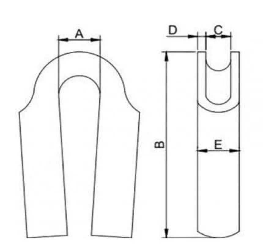 Wire Rope Tube Thimble 316 Stainless Steel (6mm, 50-Pack) Q433